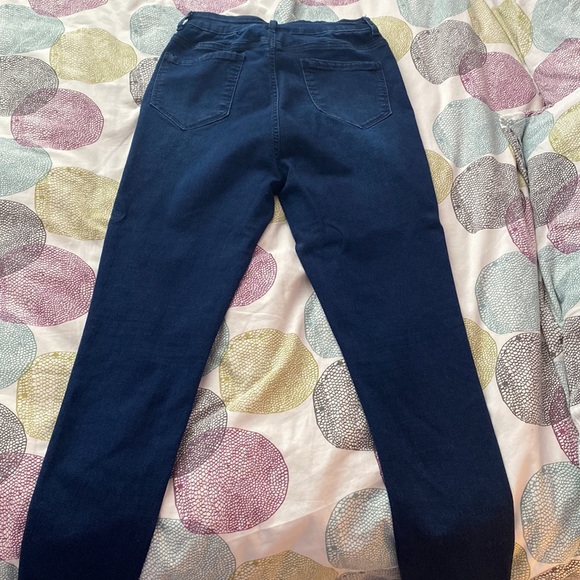 Oooh Girl High Rise Ankle Jeans - Dark Denim SIZE13 - Picture 4 of 6